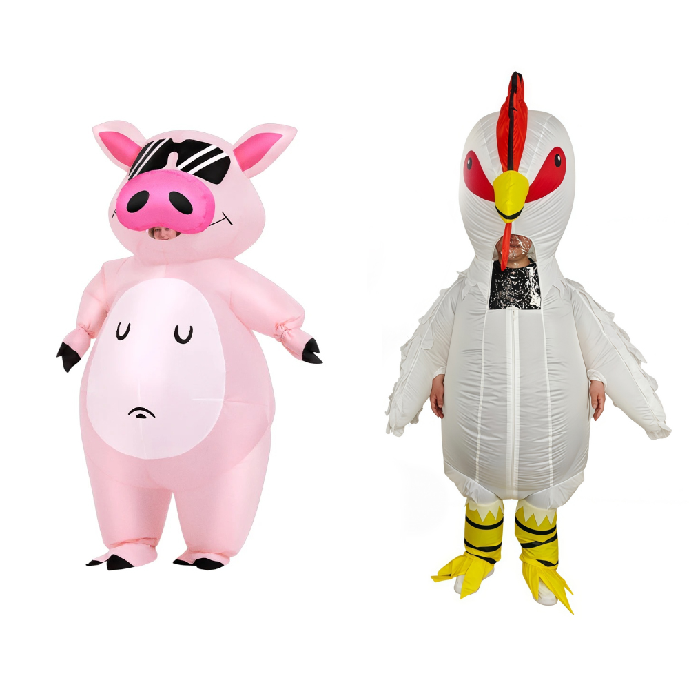 Cartoon Animal Piglet Inflatab - огляд і ціна Costumes