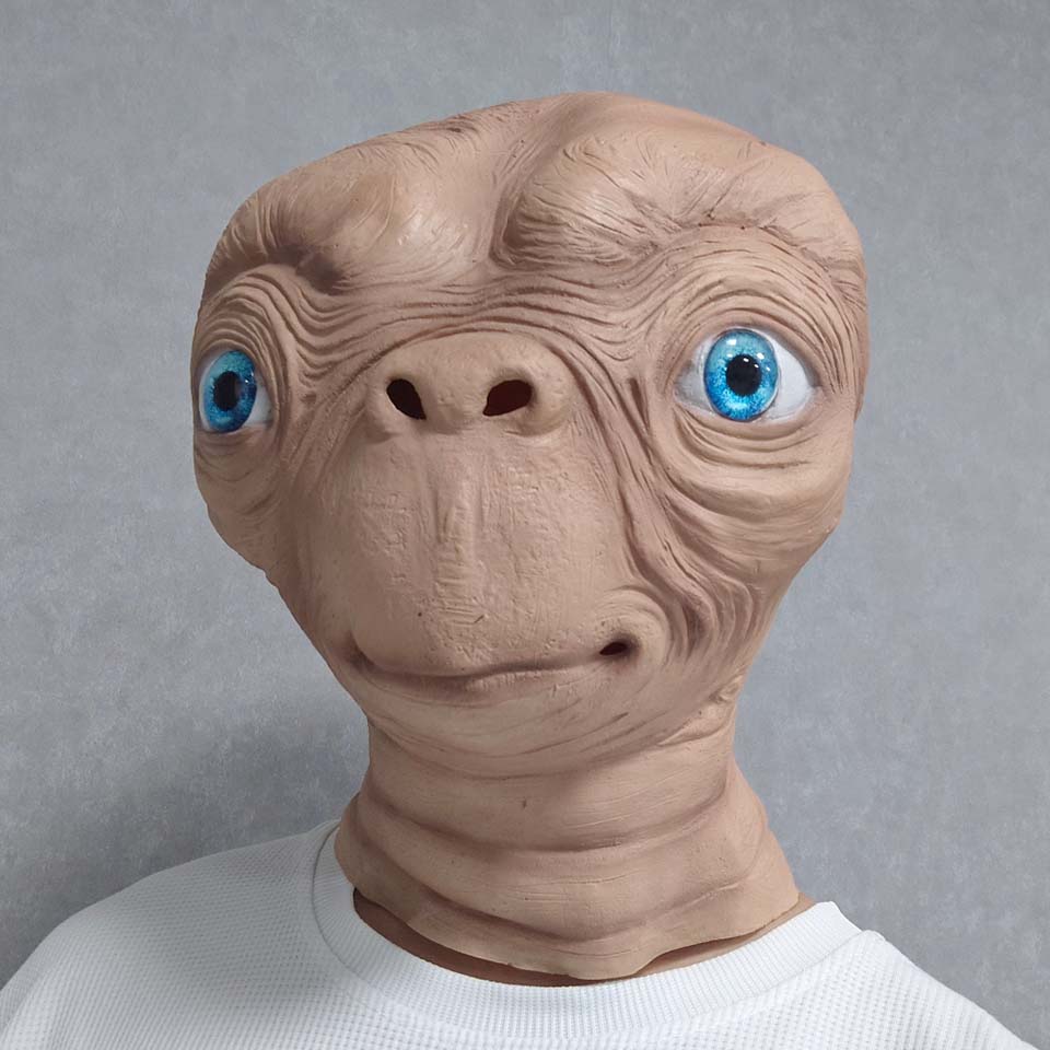 Realistic ET Alien Latex Mask  - огляд і ціна Latex Alien Mask Realistic