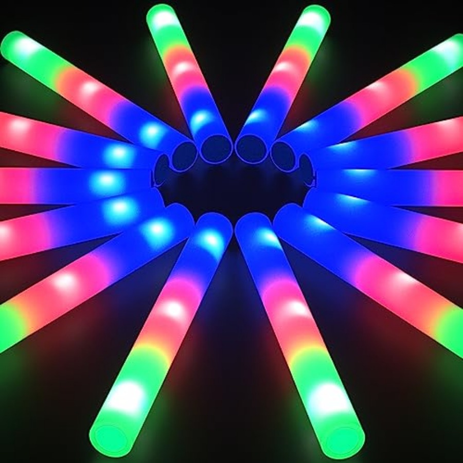 Pcs Foam Glow Sticks Bulk Part - огляд і ціна Flashing Led Foam Sticks Party