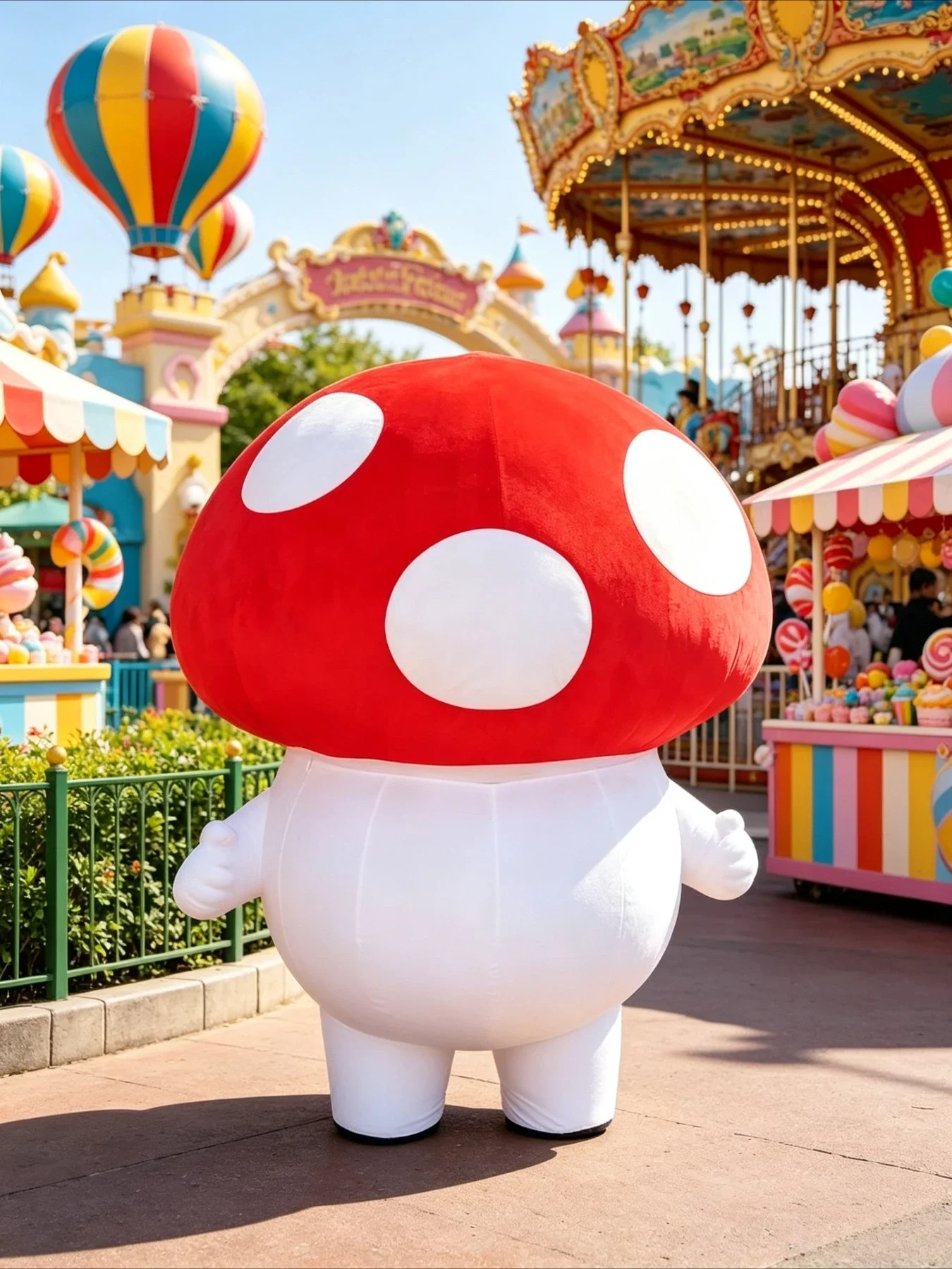 Inflatable Mushroom Mascot Cos - огляд і ціна Costumes