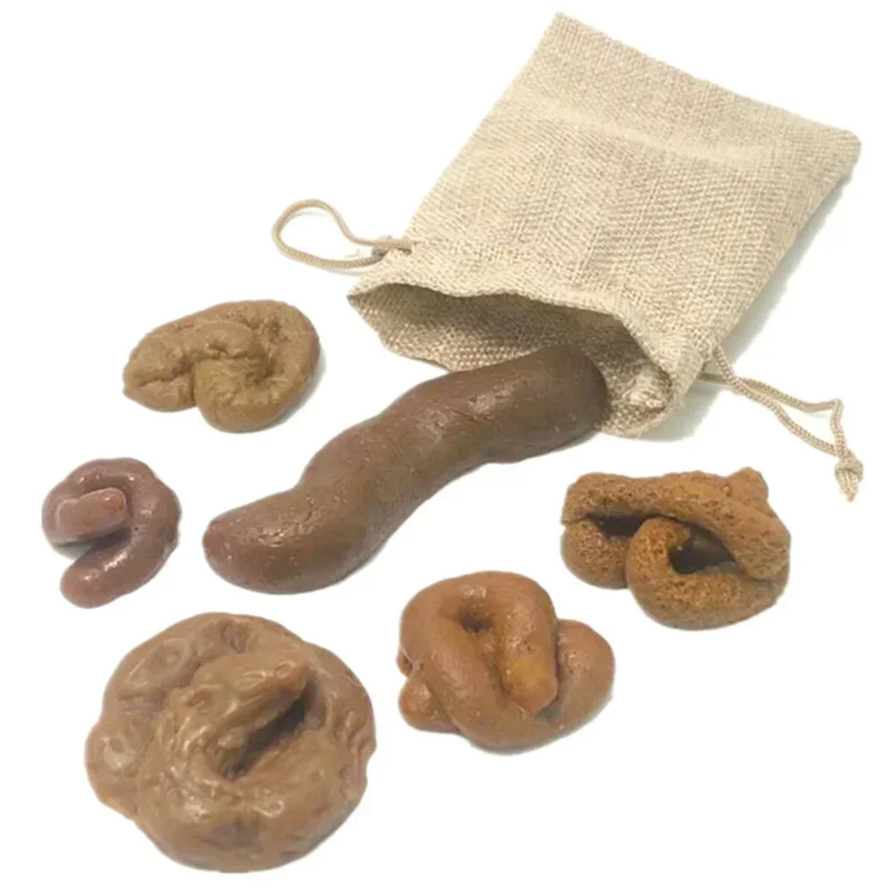 6pcs Realistic Fake Dog Poop P - огляд і ціна Fake Poop Gag Gift