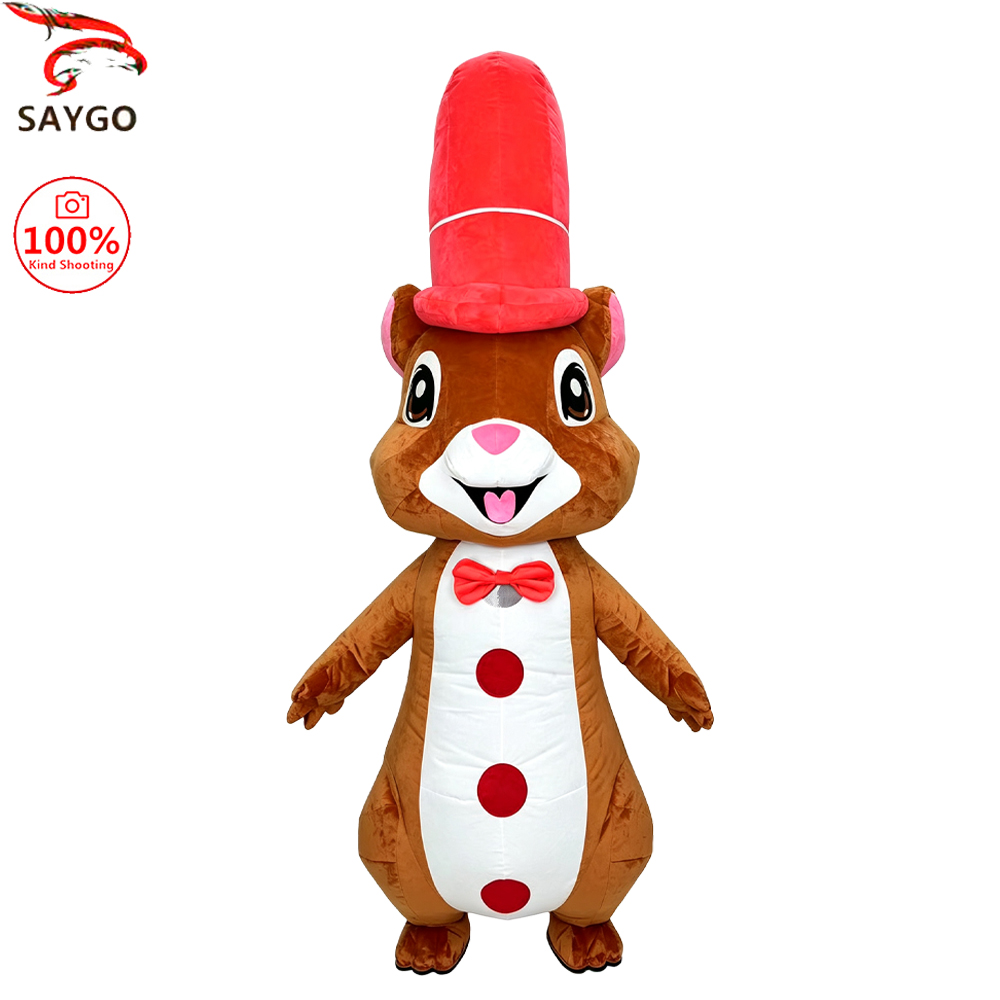 SAYGO Red Hat Squirrel Inflata - огляд і ціна Costumes