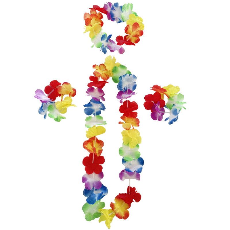 Hawaiian Flower Leis Garland N - огляд і ціна Glow In The Dark Party Glasses