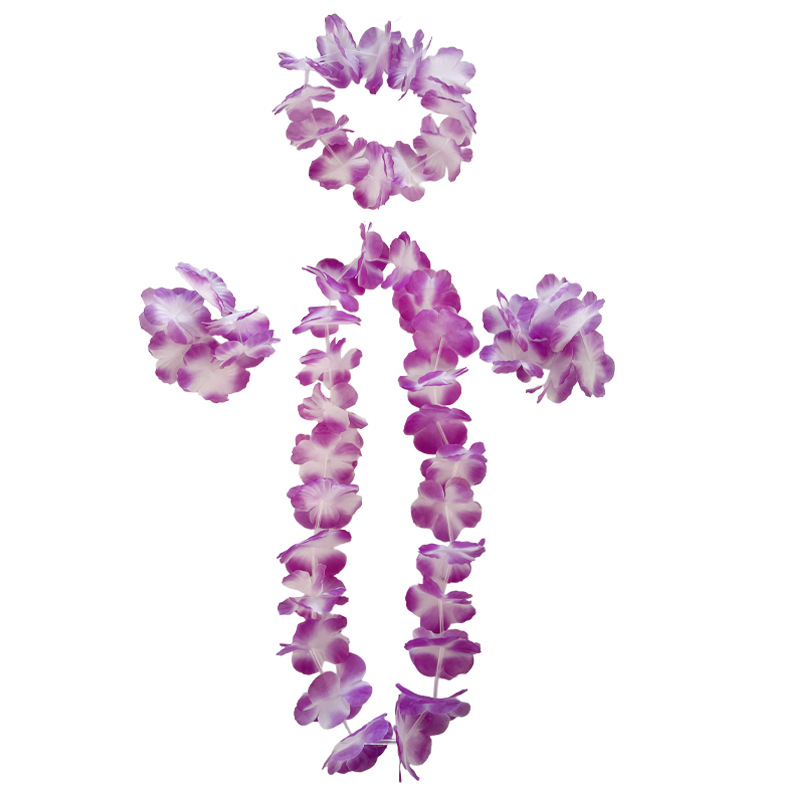Hawaiian Flower Leis Garland N - огляд і ціна Glow In The Dark Party Glasses