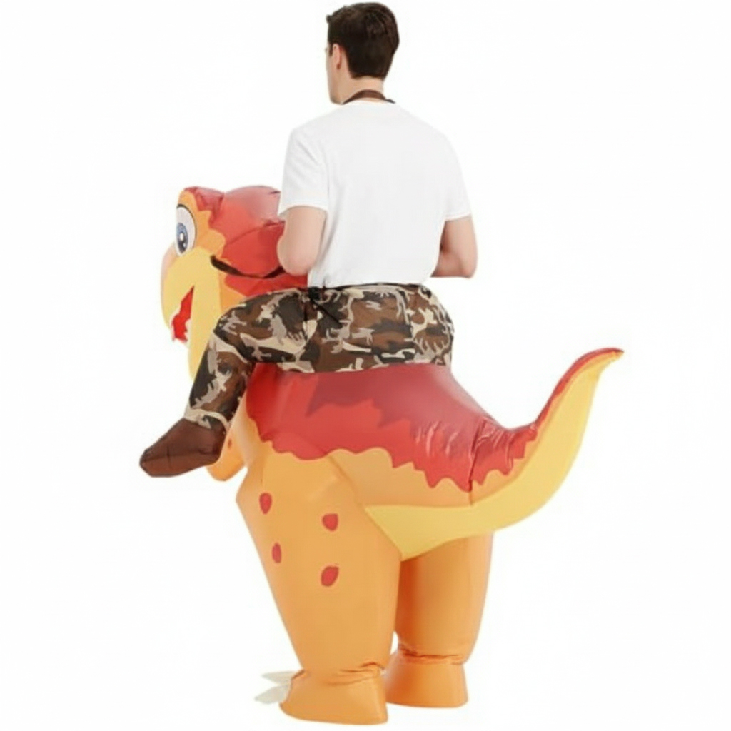 Adult Inflatable Dinosaur Ridi - огляд і ціна Inflatable Dinosaur Costume Adult