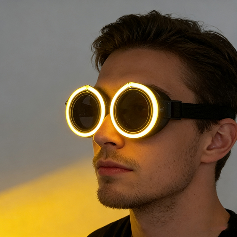 New arrive Round Shape LED Lum - огляд і ціна Glow In The Dark Party Glasses
