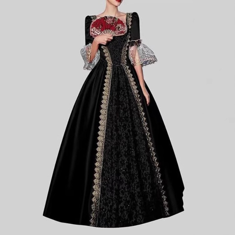 S‑5XL Women New Medieval Renai - огляд і ціна Medieval Renaissance Dress Women