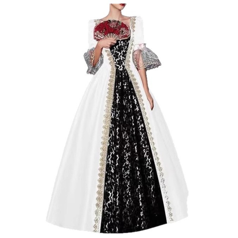 S‑5XL Women New Medieval Renai - огляд і ціна Medieval Renaissance Dress Women
