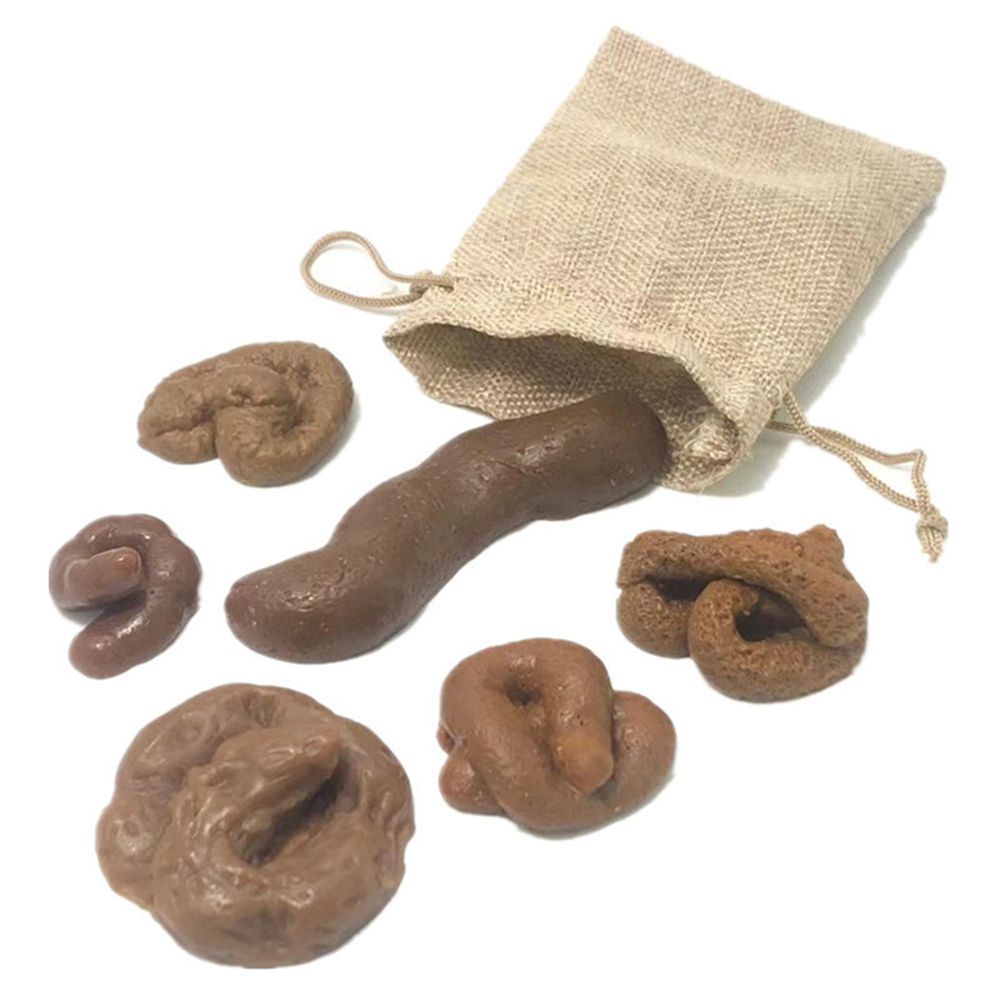 6Pcs Turd Tricky  Fool's Holid - огляд і ціна Fake Poop Gag Gift