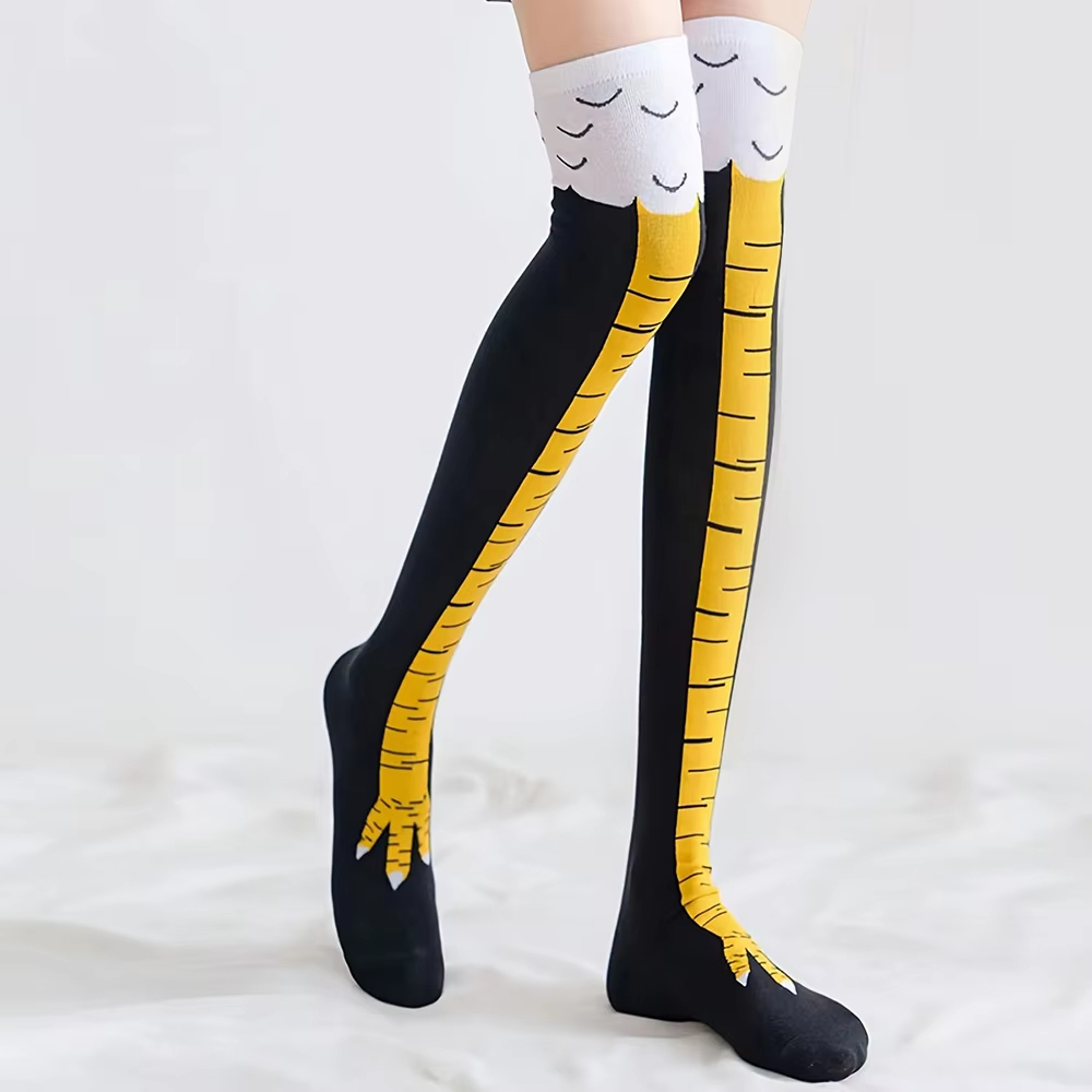 1 To 5 Pcs Women Chicken Feet  - огляд і ціна Funny Chicken Leg Socks