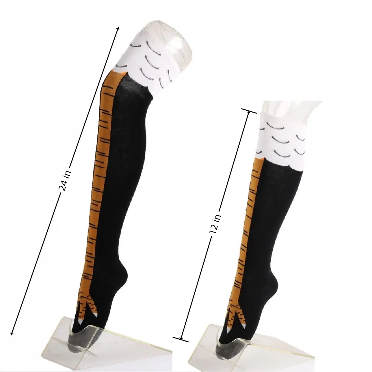1 To 5 Pcs Women Chicken Feet  - огляд і ціна Funny Chicken Leg Socks