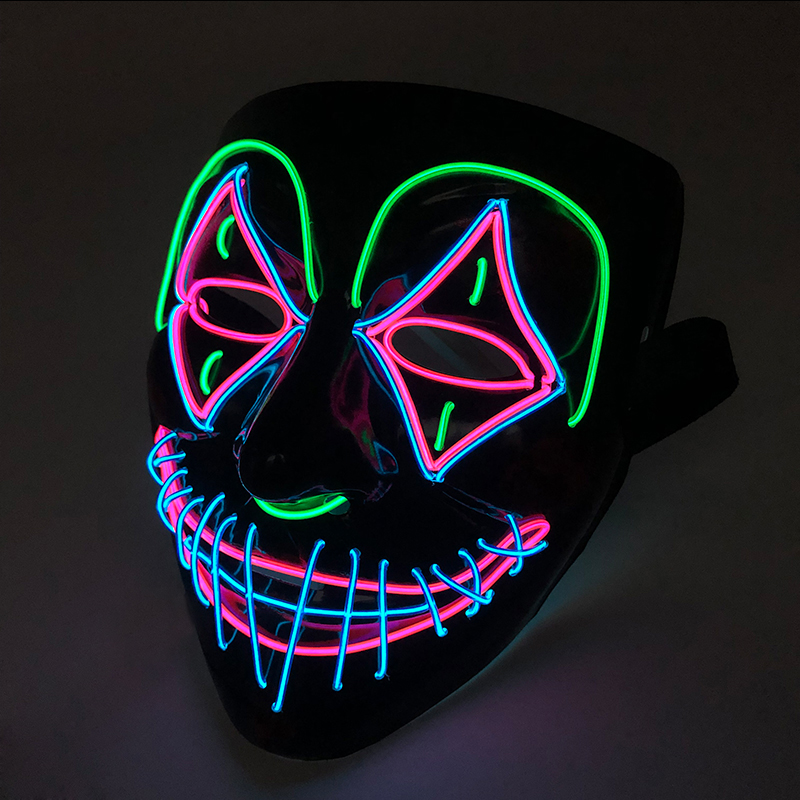 LED Killer Mask Halloween Danc - огляд і ціна Led Purge Mask Halloween