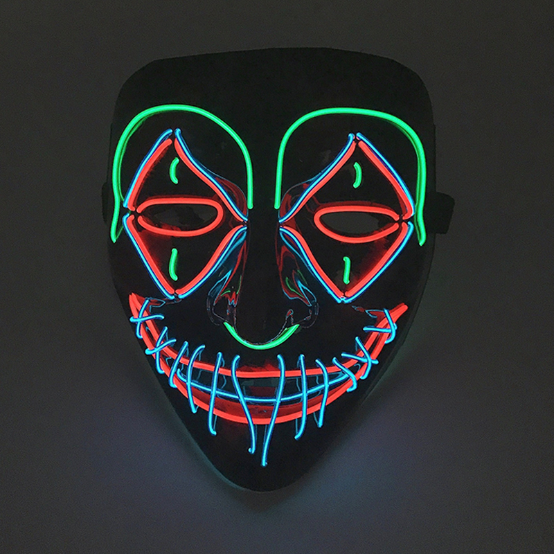 LED Killer Mask Halloween Danc - огляд і ціна Led Purge Mask Halloween