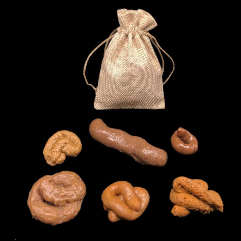 6Pcs Joke Gadget Squish Fool's - огляд і ціна Fake Poop Gag Gift