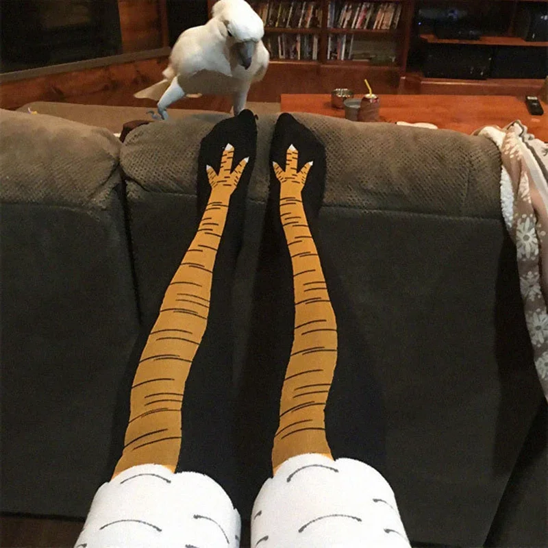 Men Funny 3D Chicken Socks Pri - огляд і ціна Funny Chicken Leg Socks