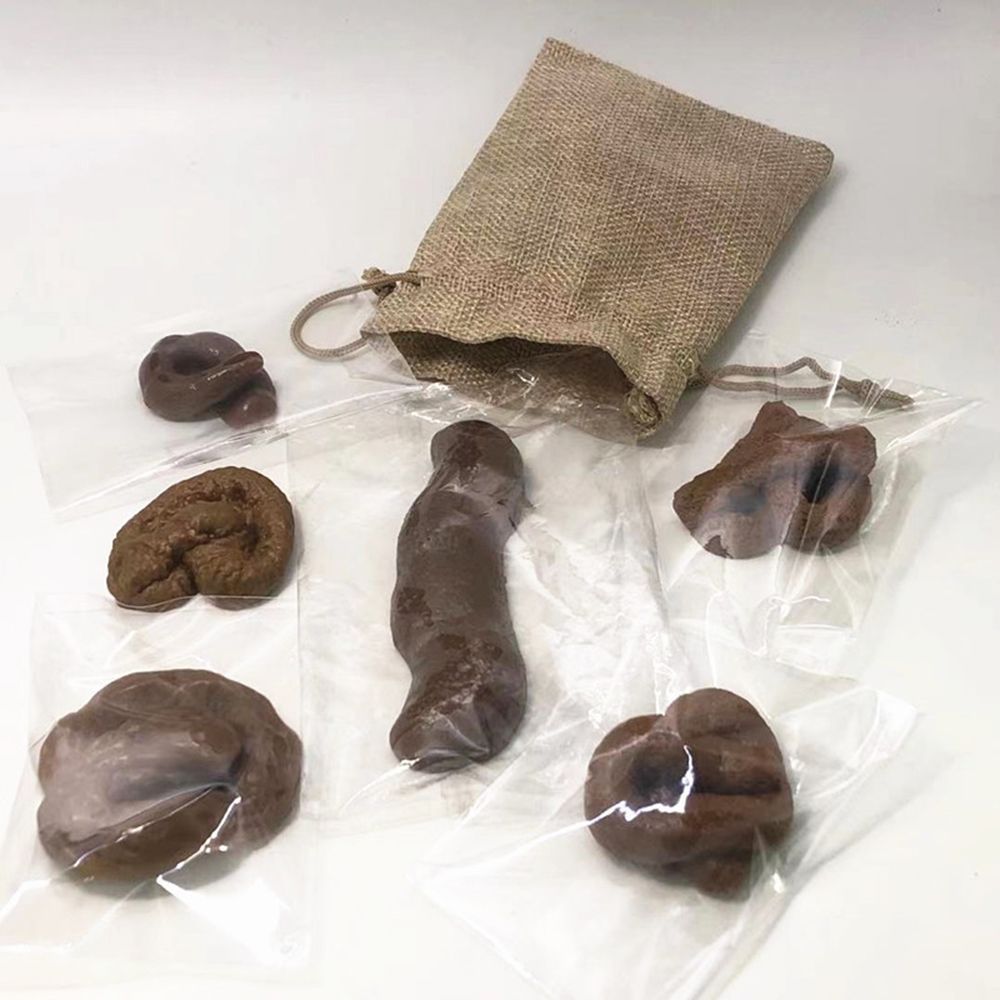 6Pcs Joke Tricky Toys Gadget S - огляд і ціна Fake Poop Gag Gift