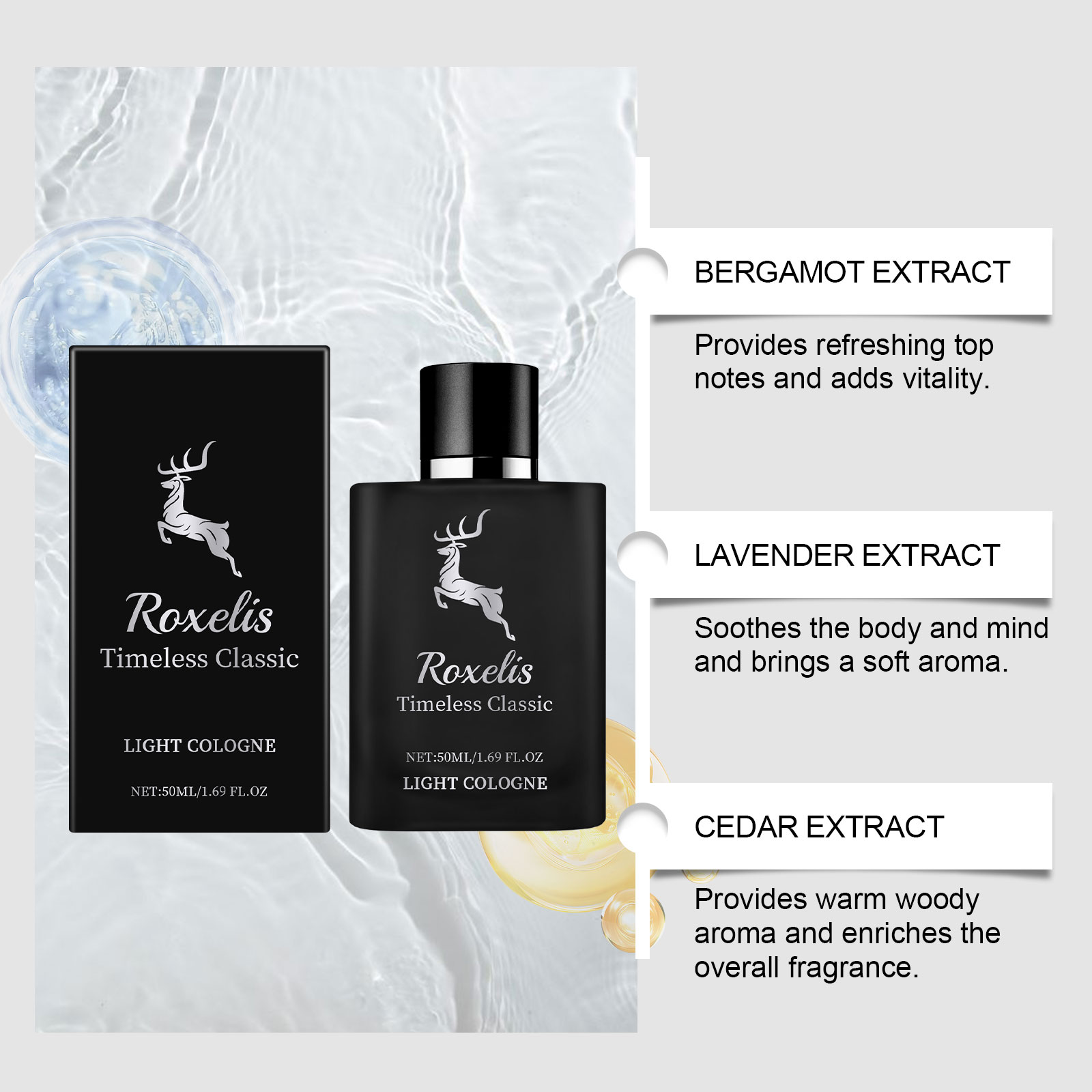 Charm Classic Cologne For Men  - огляд і ціна Novelty Gifts
