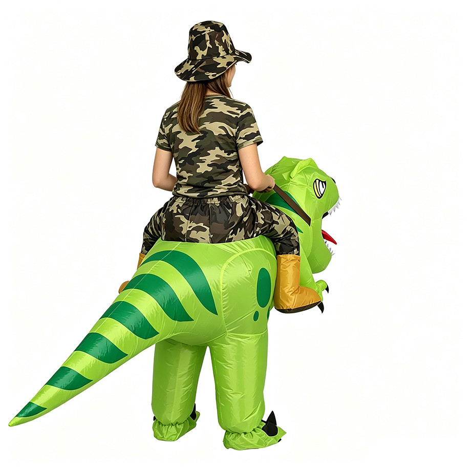 Inflatable T Rex Dinosaur Cost - огляд і ціна Inflatable Dinosaur Costume Adult