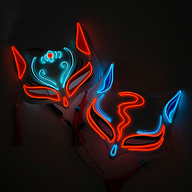 Horror Halloween Neon Mask Clo - огляд і ціна Led Purge Mask Halloween